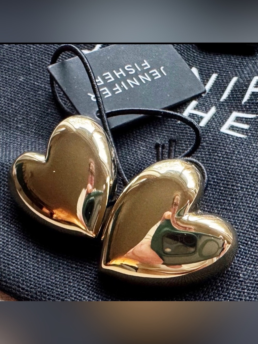 Jennifer Fisher Puffy Heart Earrings